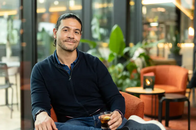Zakelijk portret in een lounge